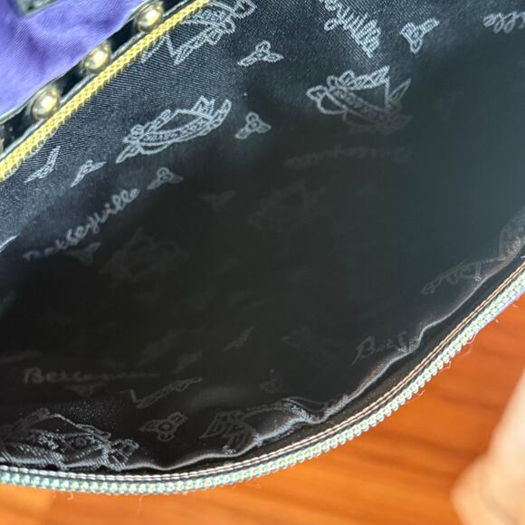 Electric Purple Metallic Betsyville Crossbody Purse - Picture 8 of 12